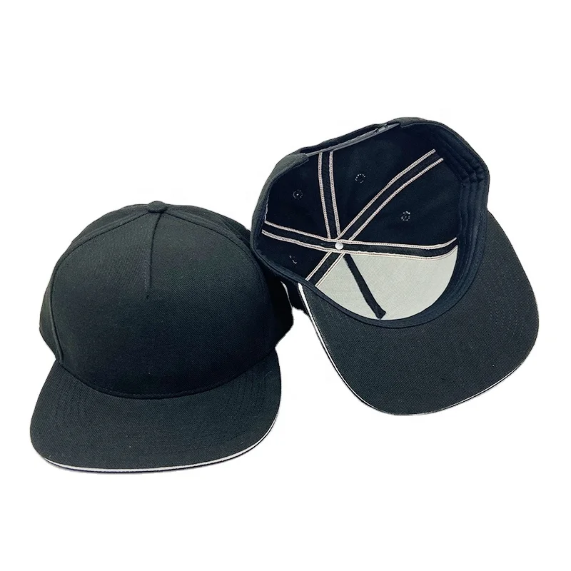 Panel Vintage Blank Snapback Caps Hats 
