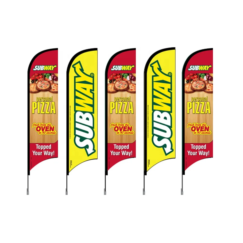 Custom Digital printing feather flag advertising feather banner flags promotional flags and banners for advertising