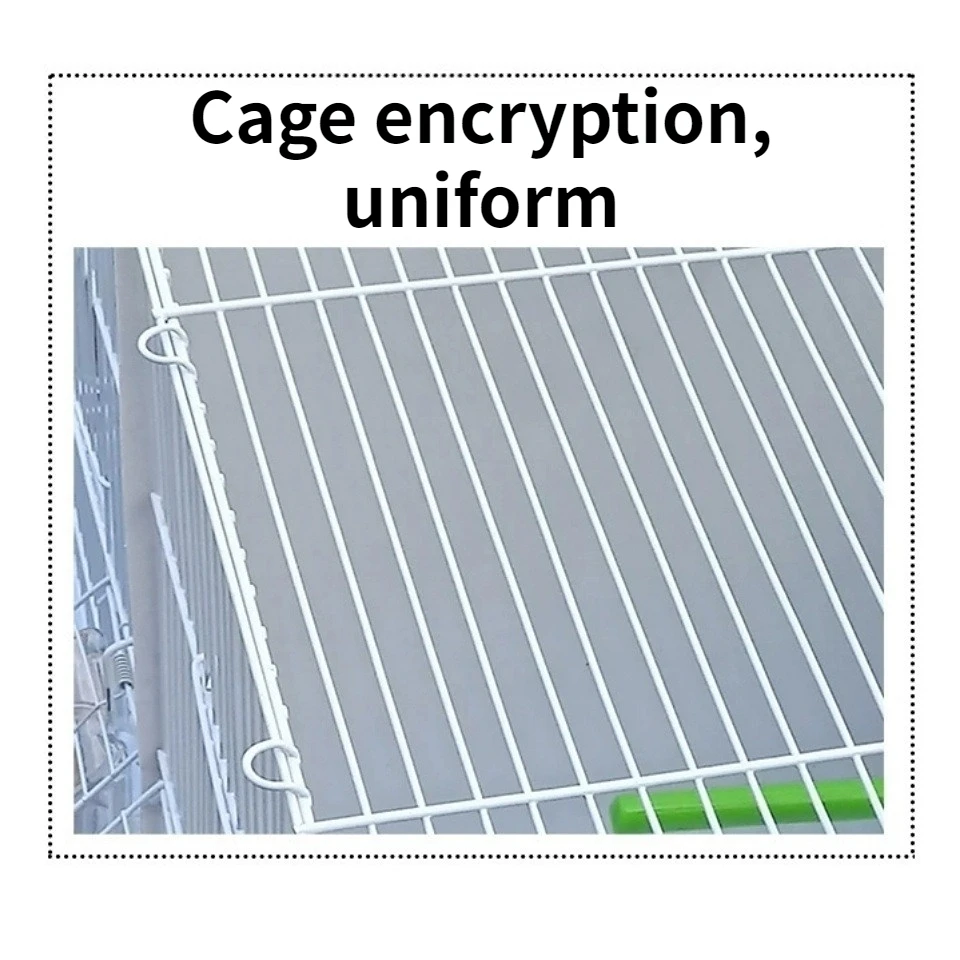 Manufacturers Wholesaler Bird Matching Cage Breeding Cage Encryption Thickened Parrot Hibiscus Parrot Bird Cage