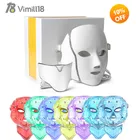 Care Hot Products Beauty Machine Skin Care Rejuvenation Photon Therapy 7 Color EMS LED Facial Mask