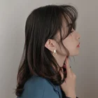 Earring Clip Earrings Winter New Style Joker Restore Ancient Ways Contracted Earring Female Ear Clip