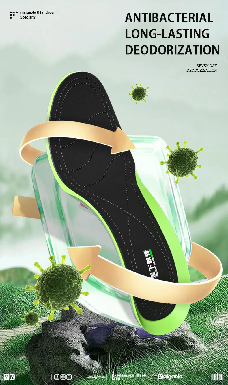Deodorizing Summer Insoles Antibacterial Sweat Absorbing Pads Deodorizing Summer Insoles Antibacterial Sweat Absorbing Pads