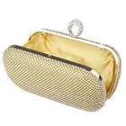 Crystal Bag 2021 Fashion European Gold Metal Frame Ladies Crystal Clutch Bag