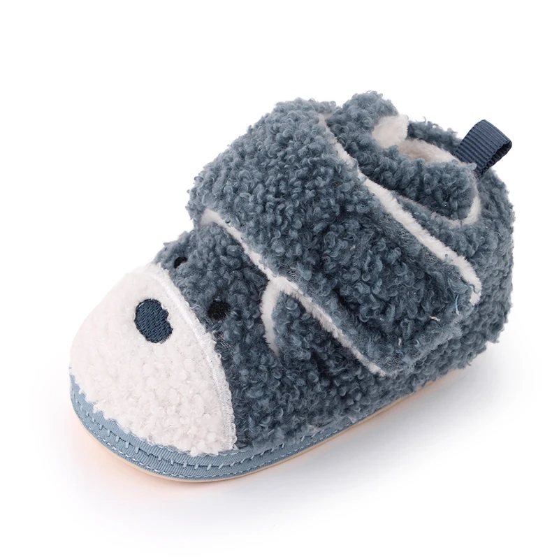 Autumn and Winter Warm Baby Toddler Shoes Non-slip Rubber Soled for Baby Boys and Baby Girls Indoor Cotton Shoes details