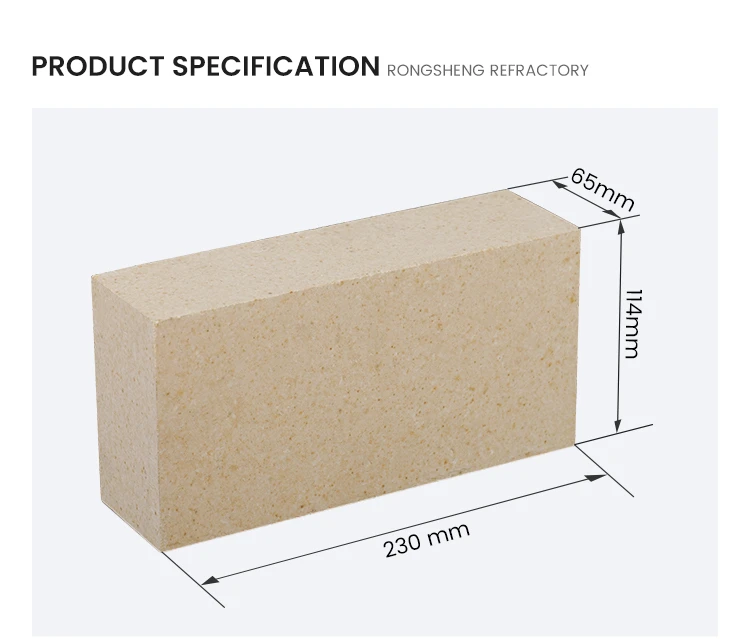 Low Creep Series High Alumina Bricks Refractory Fire Brick High Alumina