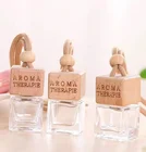 Perfume Hot Popular 5 Ml 10 Ml 15 Ml Hanging Wooden Cap Car Air Freshener Empty Car Perfume Bottle CPB