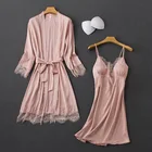 Family High Quality Sexy Stylish Family Women Pajamas Halter Gown Two-piece Suit For Women