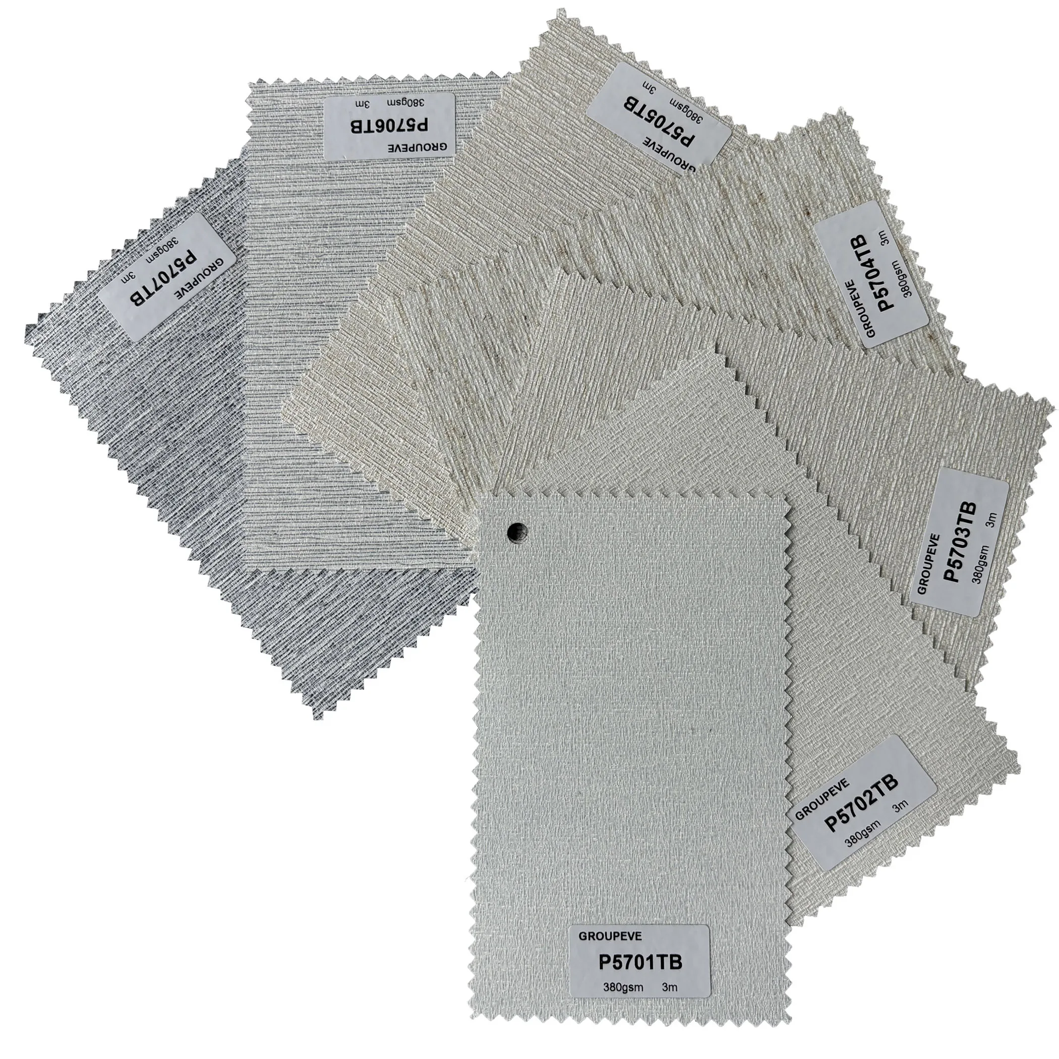 100% Blackout 380GSM 3M Width Flame Retardant UV Proof Waterproof Polyester Roller Blinds Fabric