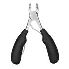 Cuticle Nippers Professional Black Cuticle Nippers Stainless Steel Ingrown Toe Nail Ingrown Nippers Cutter