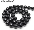 Aa Beads Grade AA Quality Natural Black Tourmaline Stone Round Loose Beads
