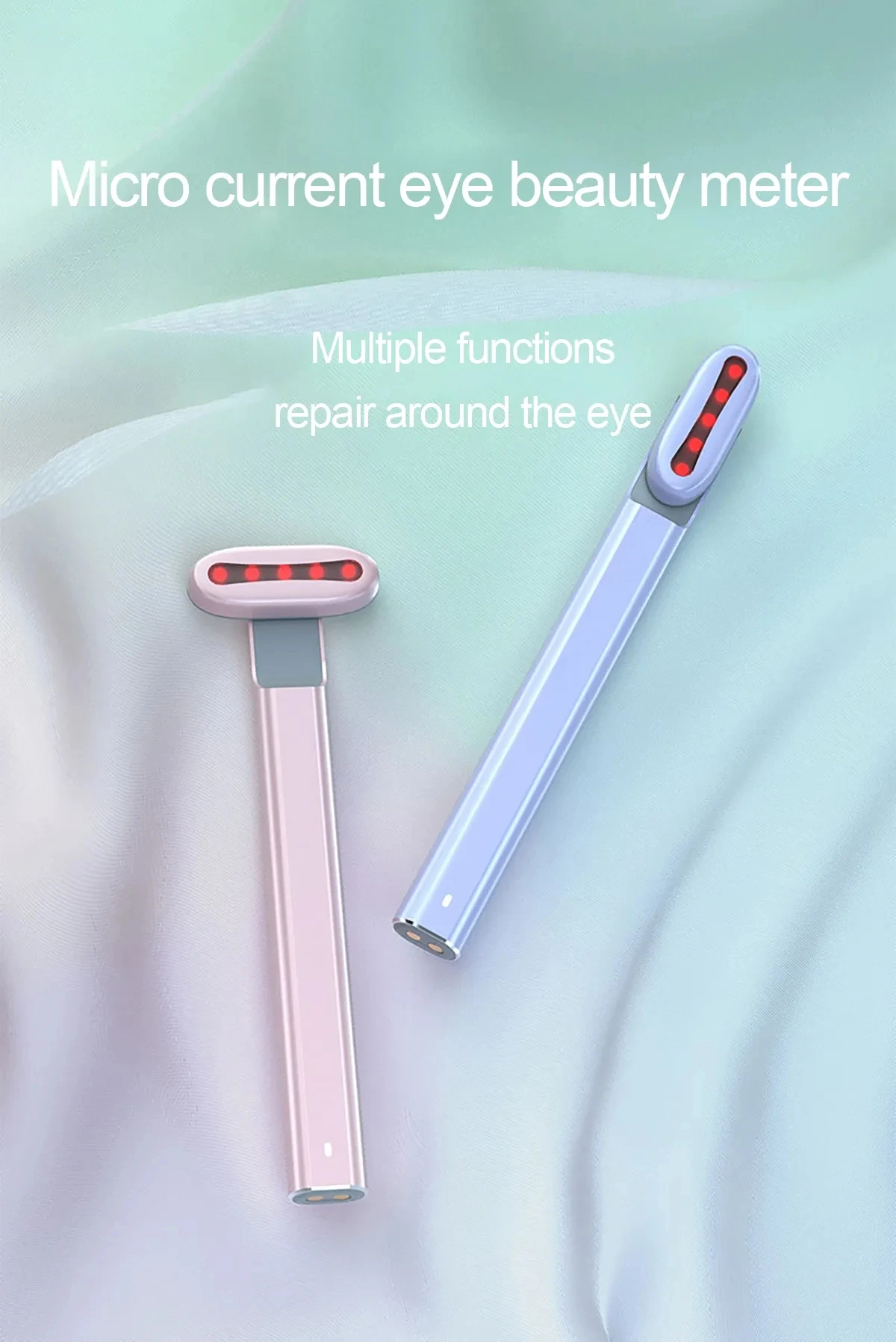 Portable Home Use Led Light Therapy Vibration Eyes Care Massager