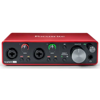 Professional focusrite scarlett 2i2 usb audio interface soundcard sound card audio mixer audio interface USB universal