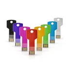 Memory Usb Drive High Quality Customized Laser Engraved Logo Metal Memory Stick Key USB Flash Drive
