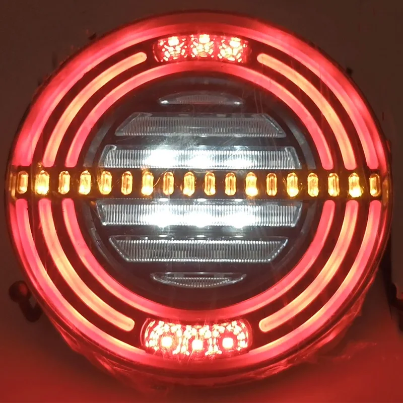 4INCH Warning Lamp Trailer Light Truck LED Stop Brake Turn Signal Reverse Lamp Rear Tail Light for Truck Trailer Lorry caravan 7