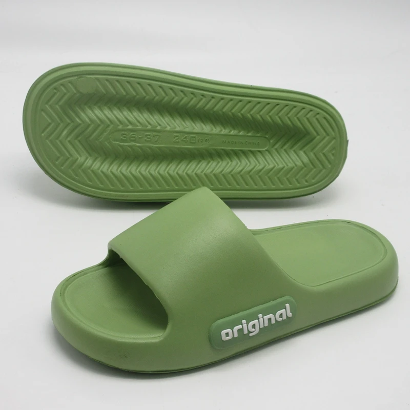 GRS Summer/Spring 4CM softer Rubber EVA Pillow Slide Sandal Customizable Logo Design Breathable Cloud Feeling cushion sandal