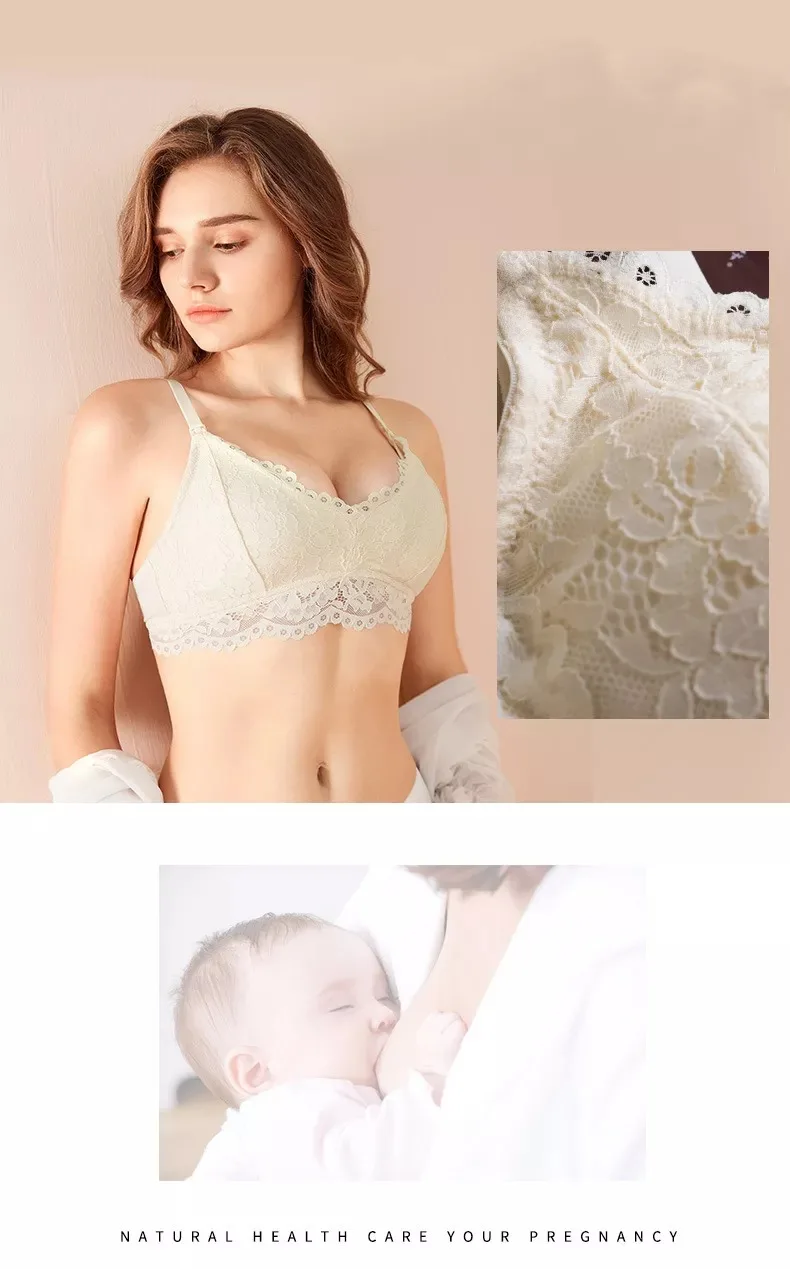 Oem Women Beautiful Nursing Pregnant Maternity Bra Breastfeeding