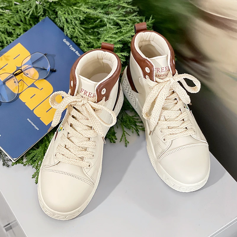 2023 New Fashion Shoes Anti-slip Casual Shoes High-Top Men's Sneakers