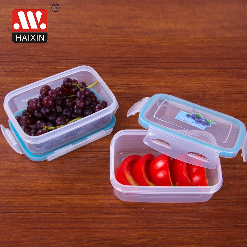 Locking Lid Microwavable Heat Saving Bento Lunch Airtight Box Set Vacuum Fridge food Storage Container Set 3PCS With Lid