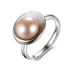 Silver Rings Ring Ready To Ship Hot Sale Sterling Silver Rings Pink Pearl Ring For Women