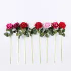 Rose Wedding Artificial Rose Silk Flowers Long Stem 76CM Fake Single Rose For Home Wedding Party Store Decoration