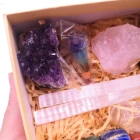 Wholesale Custom Logo Chakra Stone Meditation Box Crystals Healing Stones 7 Chakras Set