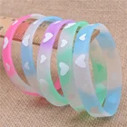 Promotional Bracelet Silicone Promotional Price Custom Color Logo Brand Luminous Bracelet Silicone Wristband
