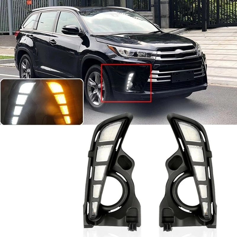 2019 toyota highlander led daytime running lights