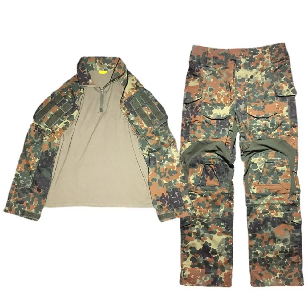 Breathable Protection Camouflage Frog Suit Outdoors Training Sportswear Uniform
