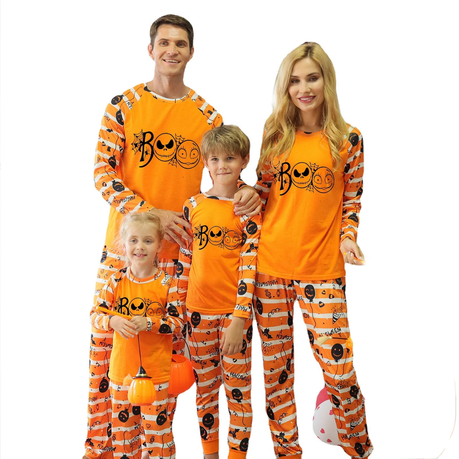 2022 Cartoon Halloween Pumpkin Color Two Piece Set Soft Long Sleeve Pajamas  Family Pjs For Couples - Buy Long Sleeve Pajamas Family,Soft Pajamas  Family,Pumpkin Color Two Piece Pajamas Set Product on Alibaba.com