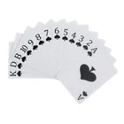 Game Poker Low MOQ Custom Logo Waterproof Paper Plastic Game Pvc Poker Playing Card