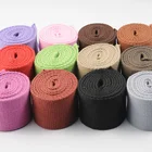 Custom Cotton Belt Cotton Wholesale Custom Logo Printed Jacquard Cotton Webbing Straps For Handbags Belt