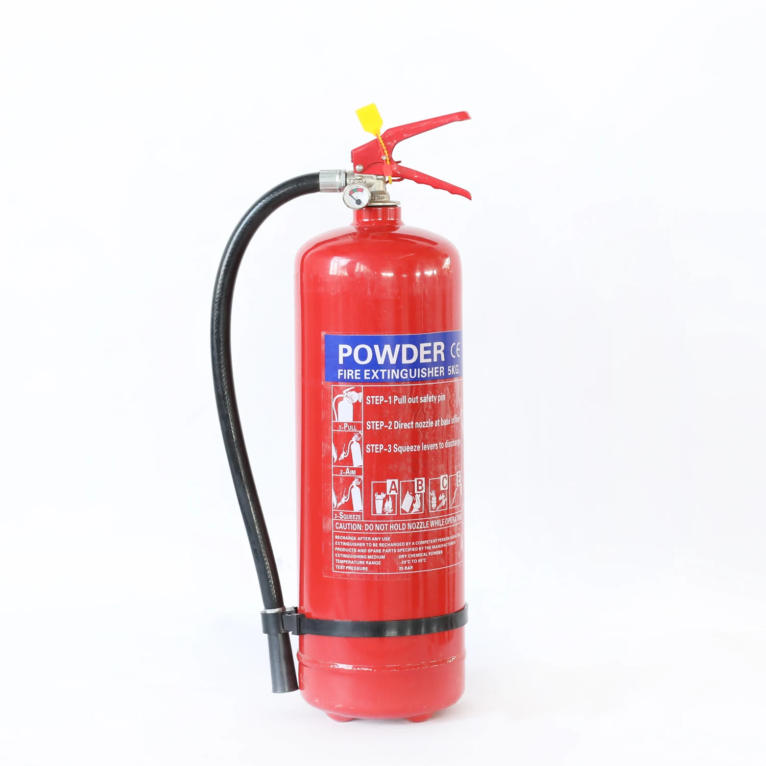 5kg Dry Powder Fire Extinguisher Convex Foot With Hose And Nozzle Buy