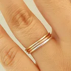 Rings Women 14 Gold Filled Stacking Rings Dainty Thin Round Gold Stackable Rings Women Jewelry