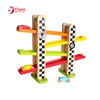 Wooden Car Cars Toy For Kids Hot Sale Children Kids Baby Gifts Wooden Race Track Car Ramp Racer Toys With 3 Mini Cars