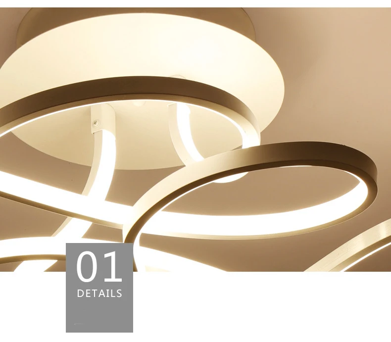 Simple Post-modern Home Creative Nordic New Bedroom Ceiling Lamp Living Room Lamp Led Ceiling Light