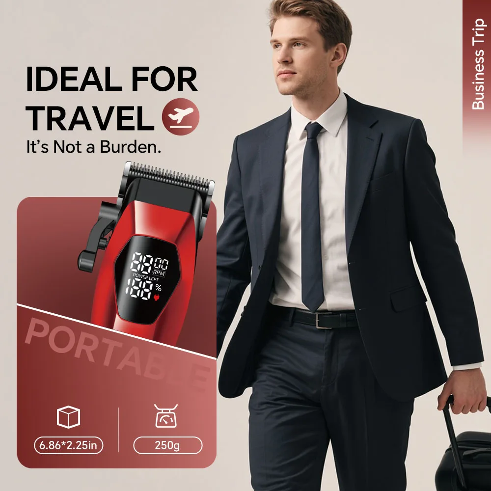 Customizable Electric Hair for Clipper Trimmer for Men Home Commercial Professional Use for Household Hotel Direct Factory manufacture