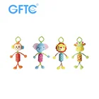 Toy Manufacture Ringring Bell Cuddly Stuffed Giraffe Baby Calming Toy