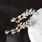Earrings Jewelry Silver Flower Earrings For Women Girls Gift Fashion Statement Jewelry Korean Earrings