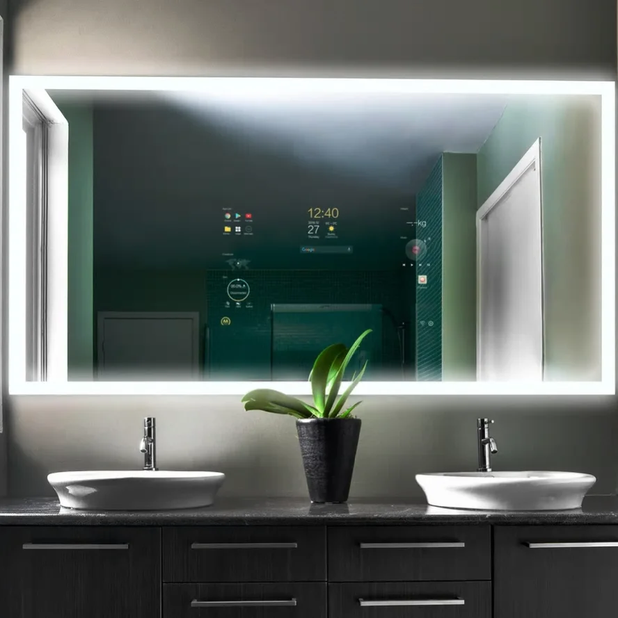 touch screen mirror vanity