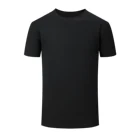 Trend Hip Hop Muscle Fit Curved Hem White Cotton Custom Printing Logo Men T Shirt Casual Quantity Trend XXL