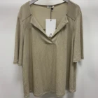 Top Girls' Women Clothing Top Ladies Apparel T Shirt Women Casual Rayon Nylon Soft Textile V Neck Girls' T-shirts