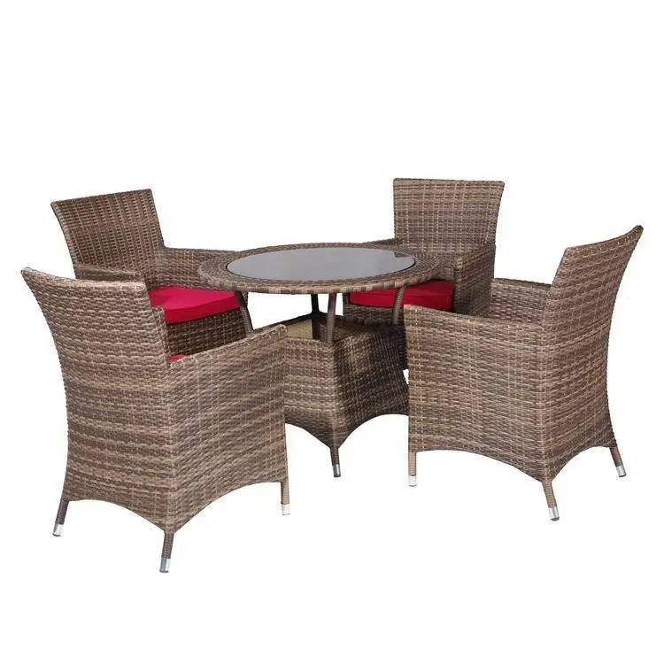product modern garden dining table wicker rattan furniture patio-2