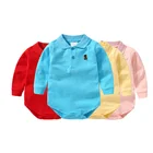 Cotton Summer Summer Cotton Short Sleeve 1 Piece Baby Polo Romper Bodysuit Jumpsuit Baby Summer Outfit Unisex