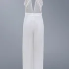 Rompers Wholesale Woman Clothing Casual Solid Backless Tight Rompers Women Jumpsuit With Long Pants