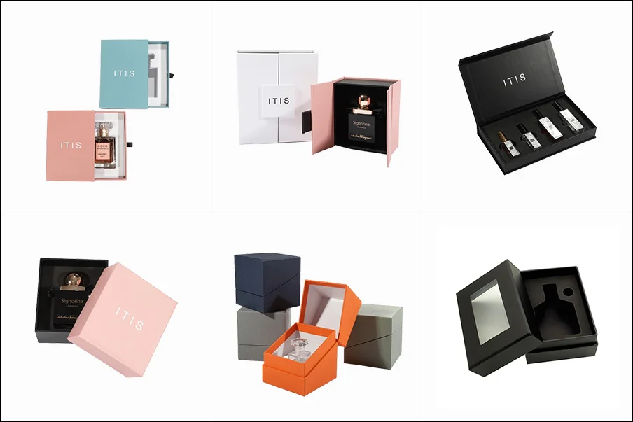 sustainable fragrance paper boxes custom sculpted cavities crush proof structure for collector editions-8