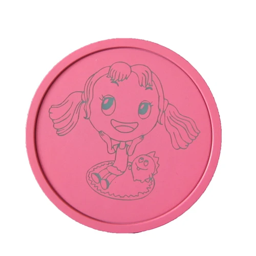 New Silicone Round Pad Pot Holders Drying Mat Non-slip Durable Flexible Easy to Wash and Dry Silicone Coaster details