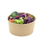 Hand Made Bowl Paper Bowl 650ml French Totast Hand Made Bagasse Paper Bowl