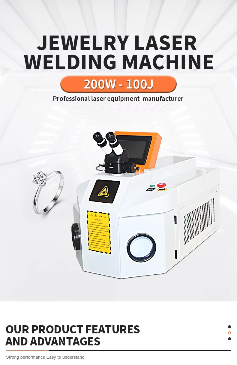 Hot Factory Direct Sale 200w Laser Welder Jewelry with CCD Control System for Welding and Cutting of Jewelry Metal Accessories