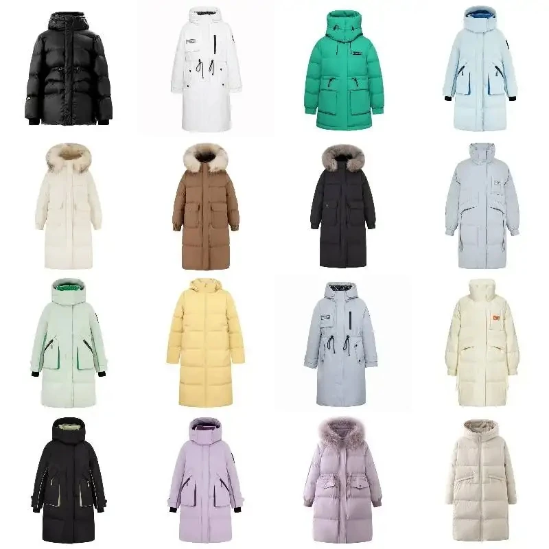 Women's Hooded Puffer Jacket Lightweight Quilted Padded Coat 4 Pockets Zip-up Winter Warm Outerwear