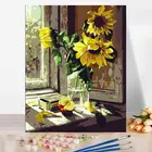 Flower Painting Flower OEM Factory Modern Abstract Decorative Handpainted Rose On Canvas Flower Oil Painting For Sale